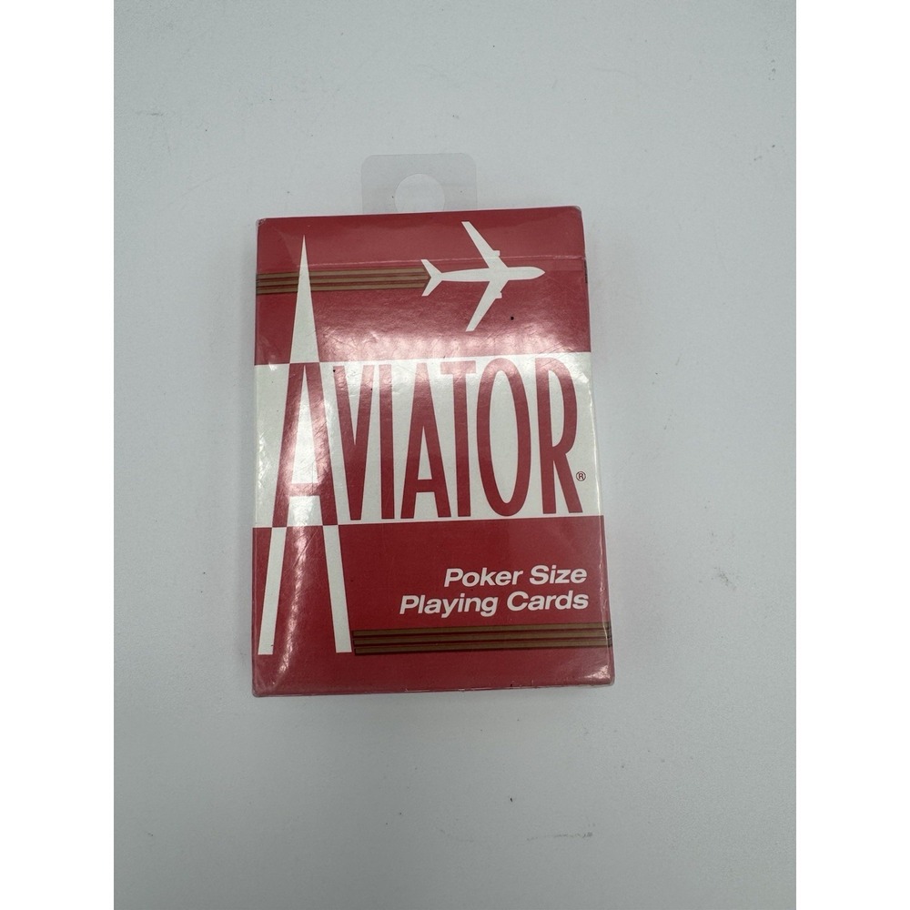 Vintage Aviator Playing Cards New Poker Size Cards Sealed Made In USA